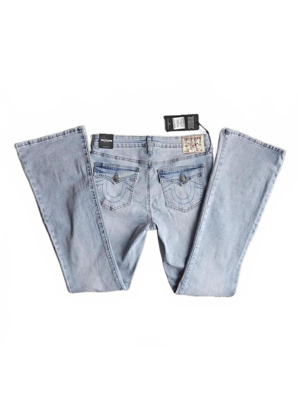 True Religion Becca Bootcut Jeans NWT Light Bliss Wash Y2K W29 MEASURES 31 E/12